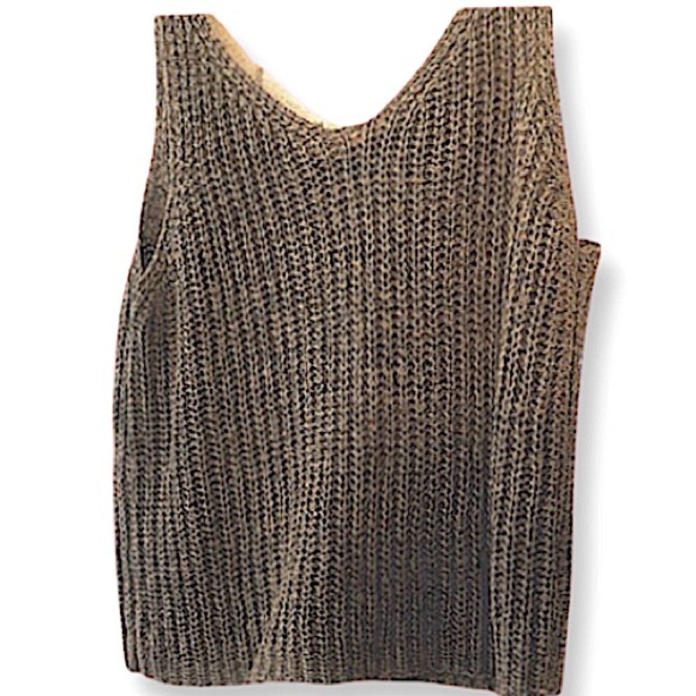 Knit Tank Top in Sage Green